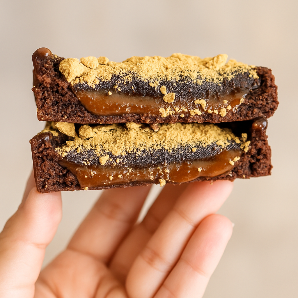 Brownie Choco-Caramelo com Topping Crocante Torta Twix - Imagem 1