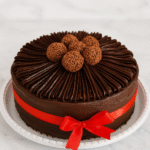 Bolo de cenoura com brigadeiro